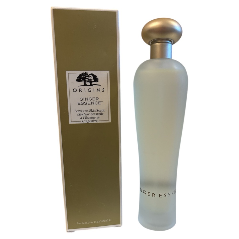 Origins Ginger Essence 3.4 oz New In Box Vintage Frosted Bottle